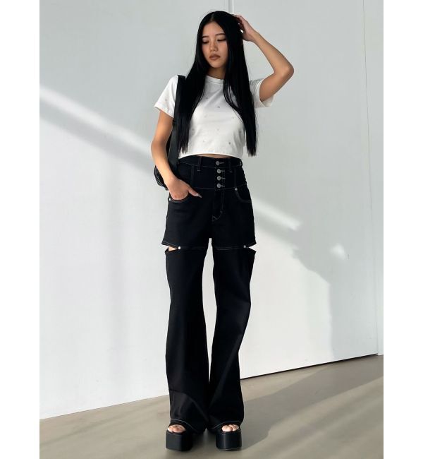 EMODA「ドットストーンコンパクトTシャツ」|Tシャツ・カットソー|