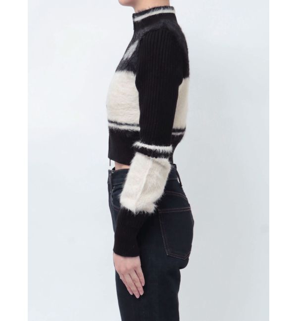 EMODA「シャギージップニット」|ニット・セーター|