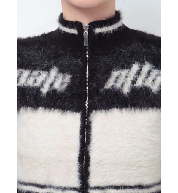 EMODA「シャギージップニット」|ニット・セーター|