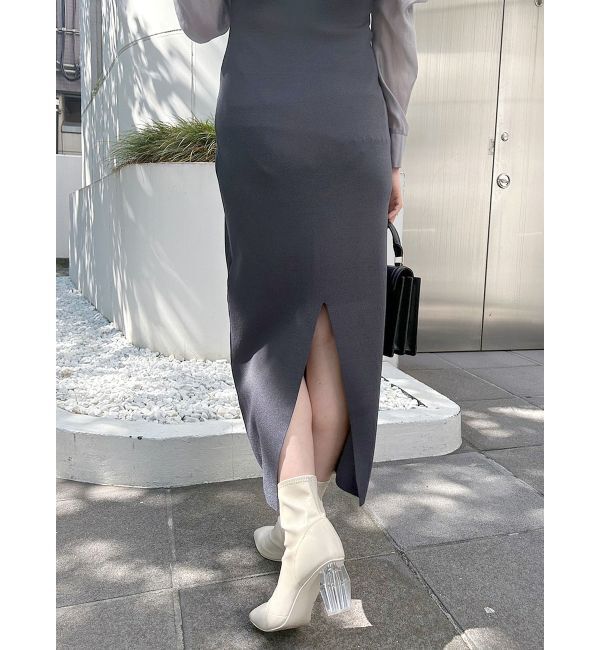 MERCURYDUO「2WAYロングスリーブシアーボレロセットニットワンピース」|ワンピース|