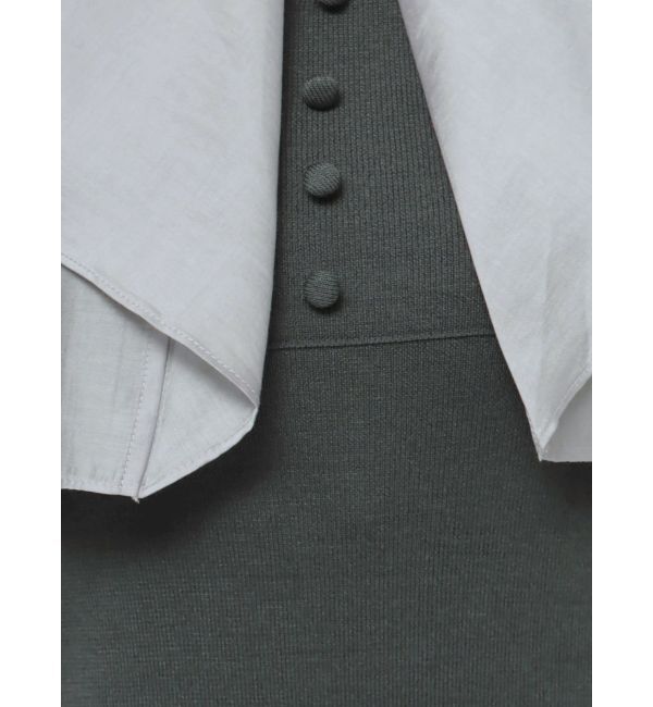 MERCURYDUO「2WAYロングスリーブシアーボレロセットニットワンピース」|ワンピース|