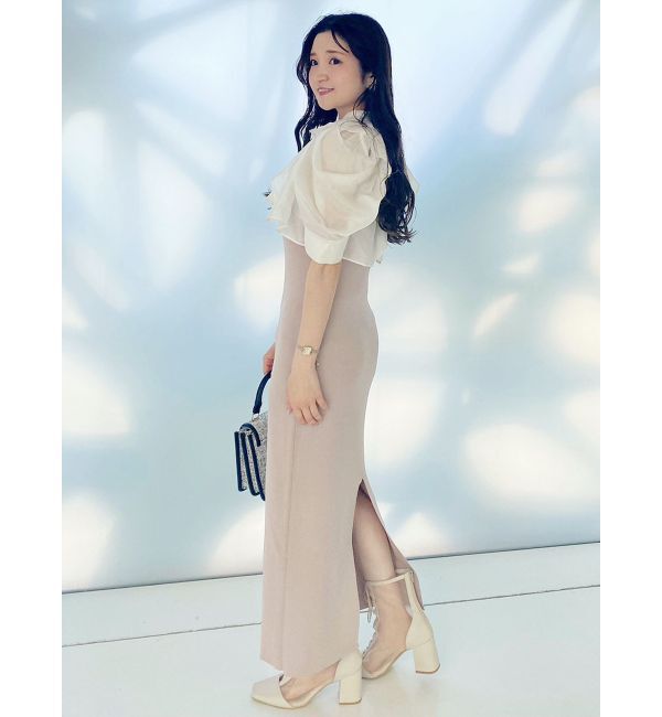 MERCURYDUO「レースアップメッシュブーツ」|ショートブーツ|