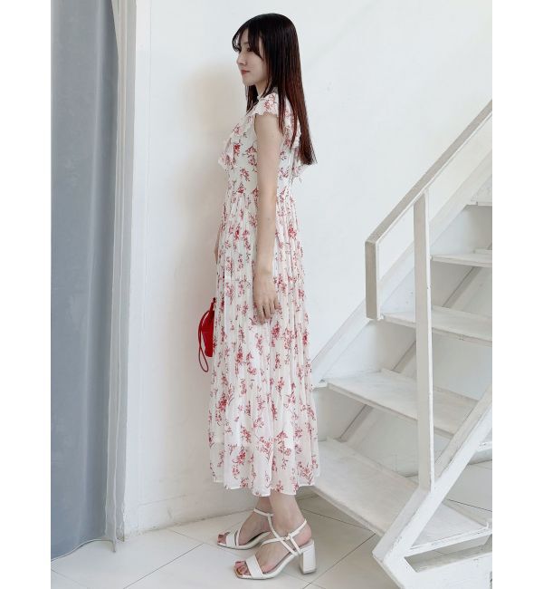 MERCURYDUO「ラッフルプリーツティアードワンピース」|ワンピース|