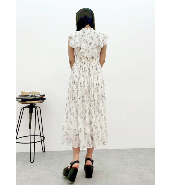 MERCURYDUO「ラッフルプリーツティアードワンピース」|ワンピース|