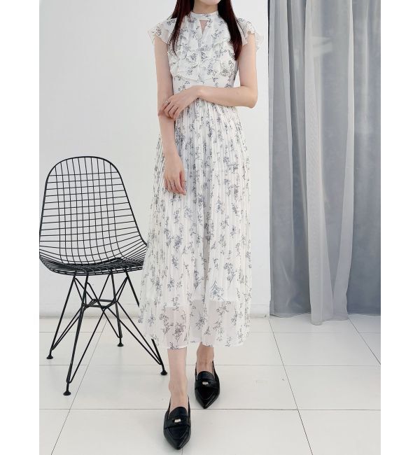 MERCURYDUO「ラッフルプリーツティアードワンピース」|ワンピース|