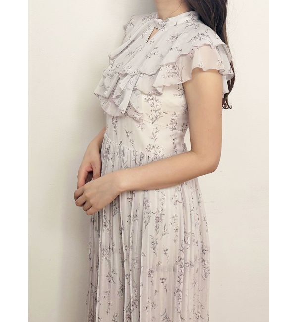 MERCURYDUO「ラッフルプリーツティアードワンピース」|ワンピース|