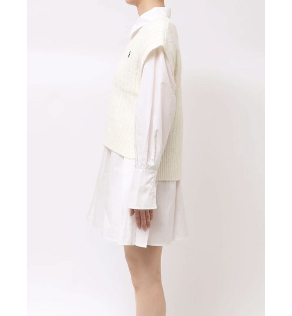 MERCURYDUO「U.S. POLO ASSN.別注 ベストセットシャツミニワンピース」|ワンピース|