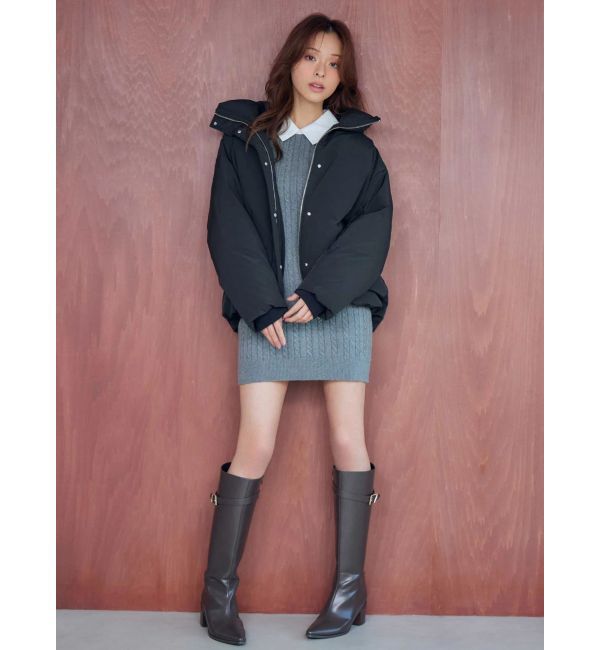 MERCURYDUO「U.S. POLO ASSN.別注 ケーブルニットワンピース」|ワンピース|