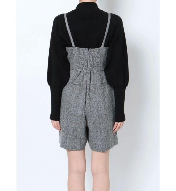 MURUA「リングストラップキャミロンパース」|オールインワン|