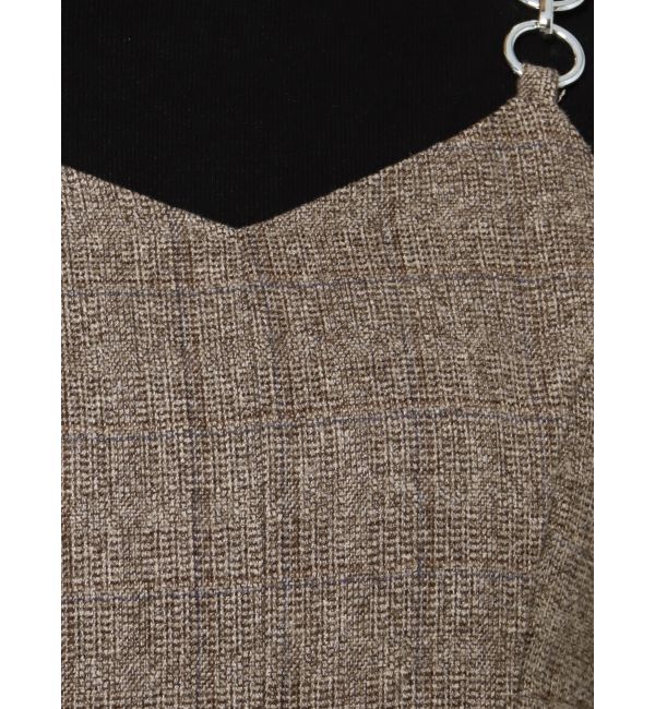 MURUA「リングストラップキャミロンパース」|オールインワン|