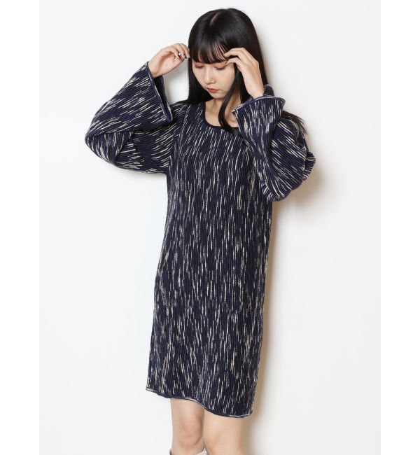 MURUA「グラデーションガーターニットミニワンピース」|ワンピース|