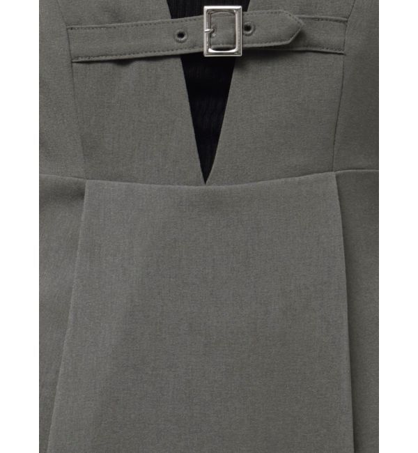 MURUA「フロントベルトジャンパースカート」|ワンピース|