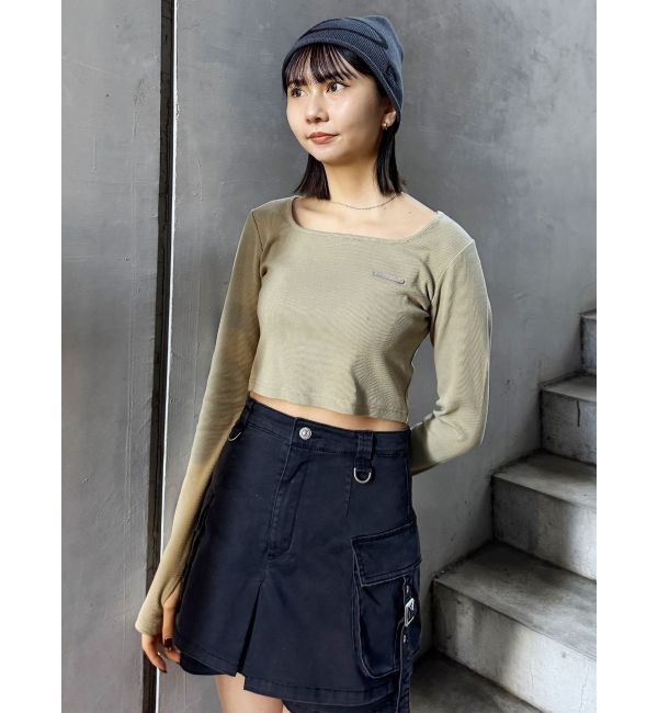 MURUA「ウォッシュカーゴミニスカート」|スカート|