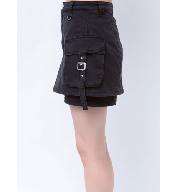 MURUA「ウォッシュカーゴミニスカート」|スカート|