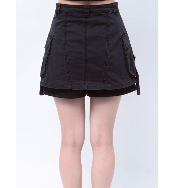 MURUA「ウォッシュカーゴミニスカート」|スカート|