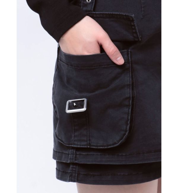 MURUA「ウォッシュカーゴミニスカート」|スカート|