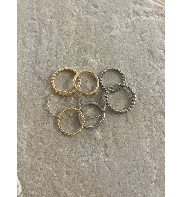 Ungrid「デザインリングセット」|リング|