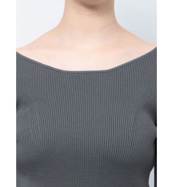 LAGUNAMOON「ドッキングタフタニットワンピース」|ワンピース|