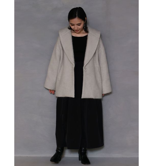 LAGUNAMOON「ドッキングタフタニットワンピース」|ワンピース|