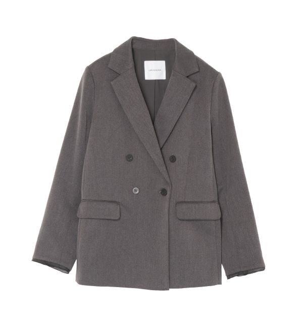 LAGUNAMOON「トリミングデザインテーラードジャケット」|テーラードジャケット|チャコールグレー