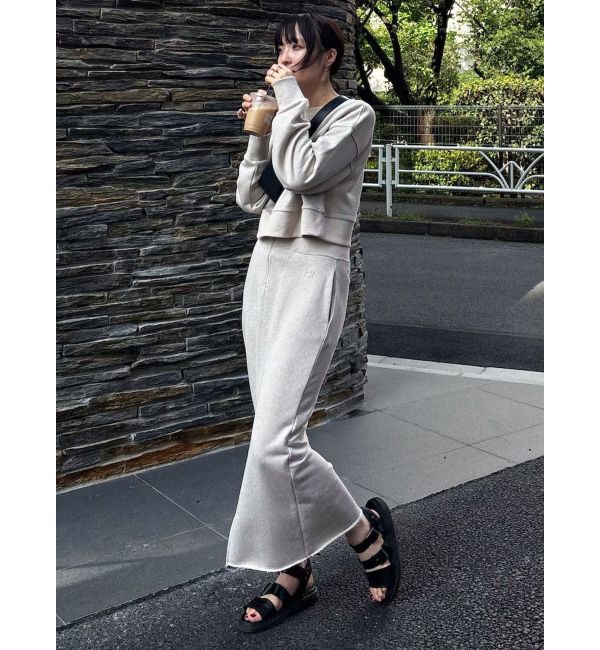 LAGUNAMOON「【WEB限定】ラメスウェットスカート」|スカート|