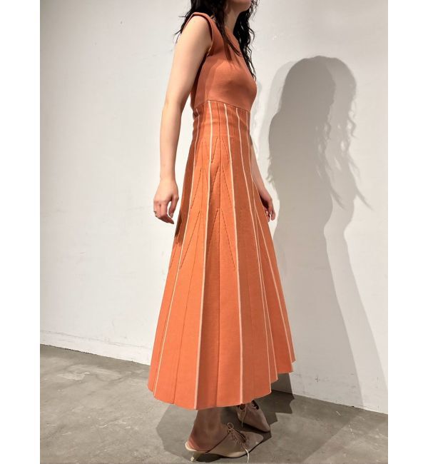 LAGUNAMOON「ジオメトリックフォルムニットワンピース」|ワンピース|