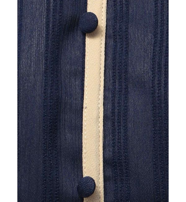 LAGUNAMOON「【追加生産】バイカラーパイピングワンピース」|ワンピース|