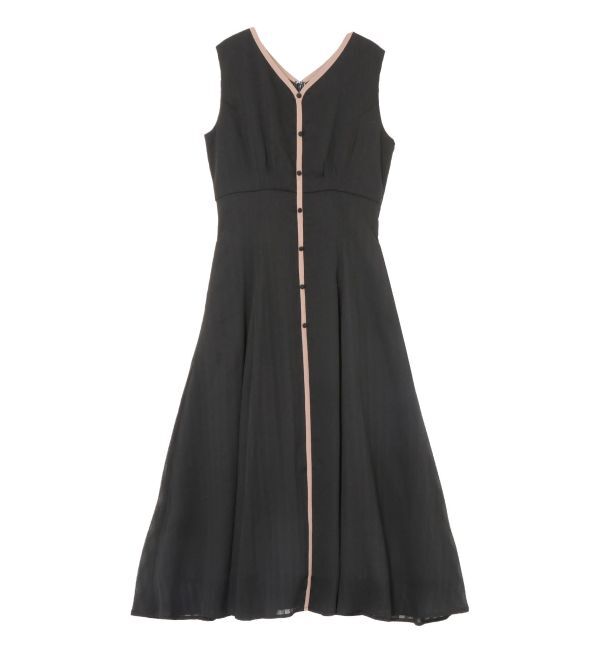 LAGUNAMOON「【追加生産】バイカラーパイピングワンピース」|ワンピース|