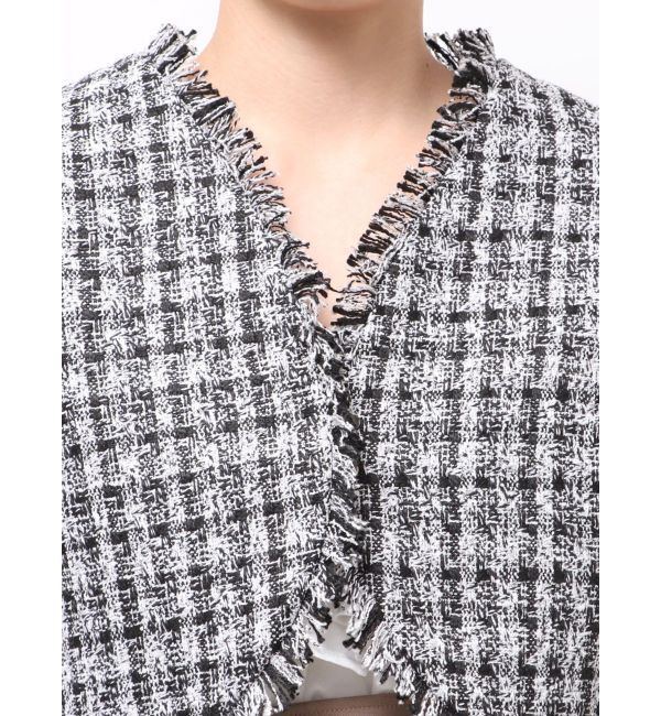 LAGUNAMOON「テープヤーンツイードジャケット」|その他|