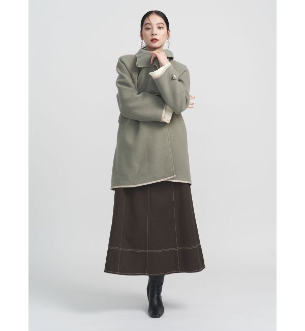 LAGUNAMOON「ラペルリバーコート」|その他|