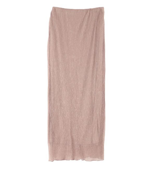 LAGUNAMOON「シアーラメプリーツIラインスカート」|スカート|