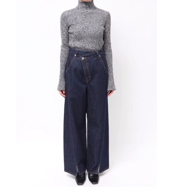 LAGUNAMOON「ワイドフレアデニムパンツ」|デニム|