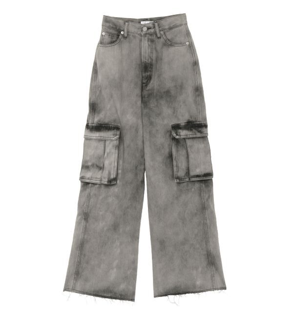 EVRIS「ブリーチデニムカーゴパンツ」|デニム|