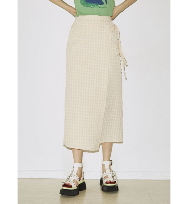 jouetie「リボンラップスカート」|スカート|アイボリー