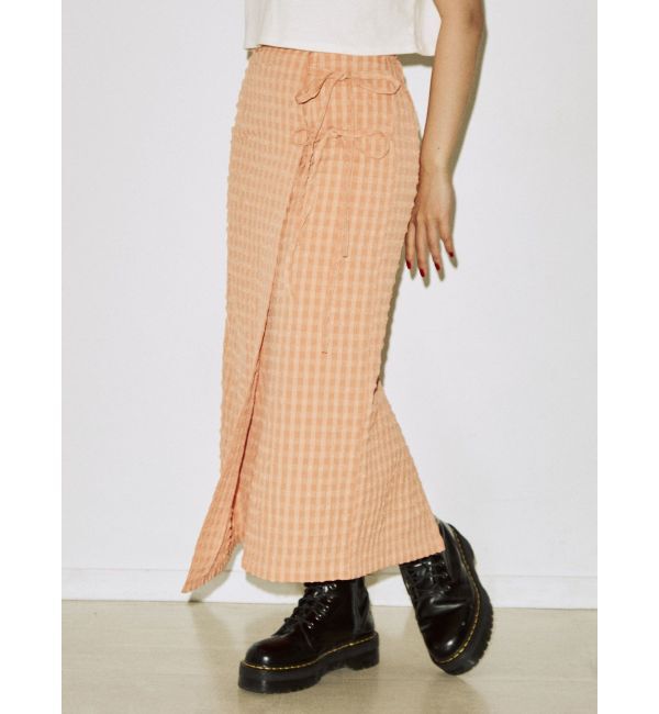 jouetie「リボンラップスカート」|スカート|オレンジ