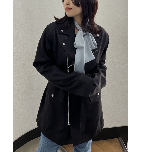 jouetie「ライダースミニワンピース」|ワンピース|ブラック