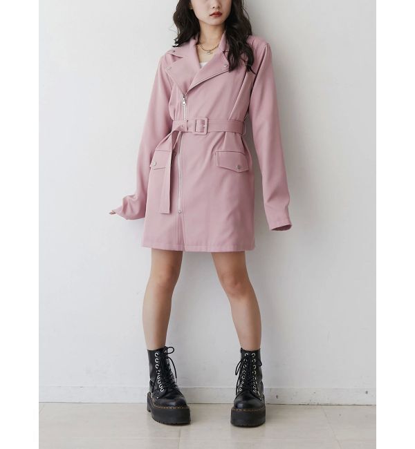 jouetie「ライダースミニワンピース」|ワンピース|