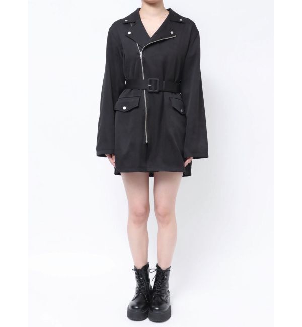 jouetie「ライダースミニワンピース」|ワンピース|