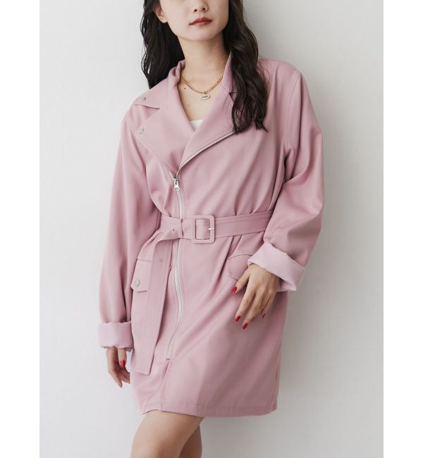 jouetie「ライダースミニワンピース」|ワンピース|