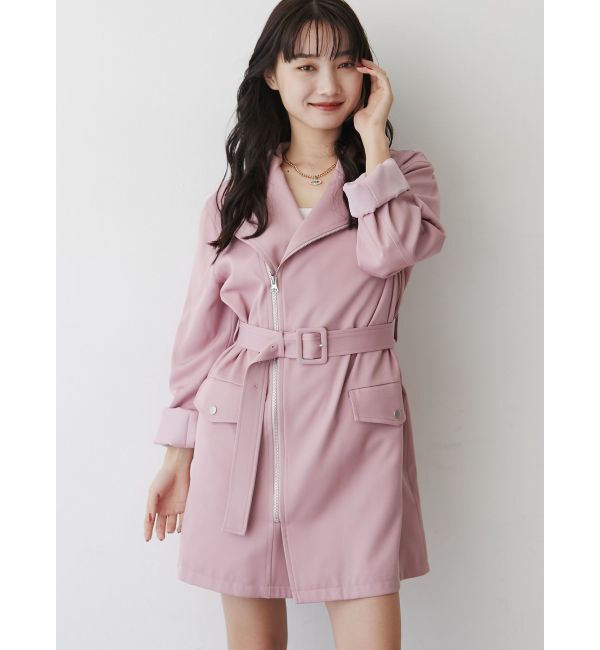 jouetie「ライダースミニワンピース」|ワンピース|