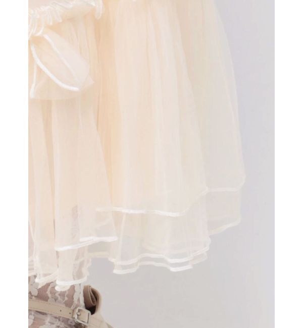 merry jenny「ランダムリボンチュールスカート」|スカート|
