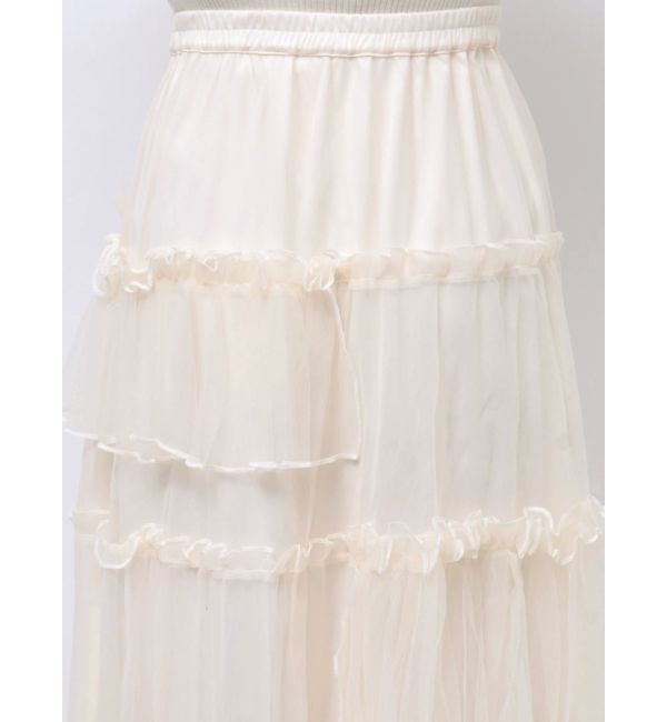 merry jenny「ランダムリボンチュールスカート」|スカート|