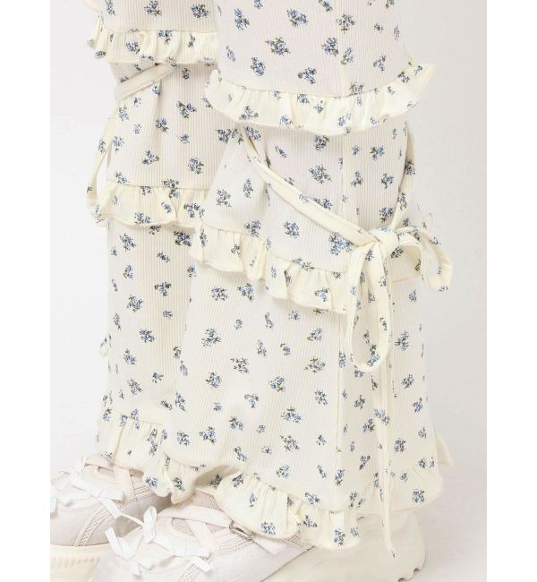 merry jenny「floralフリルリブボレロ」|カーディガン|