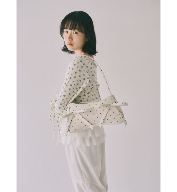 merry jenny「floralフリルリブボレロ」|カーディガン|