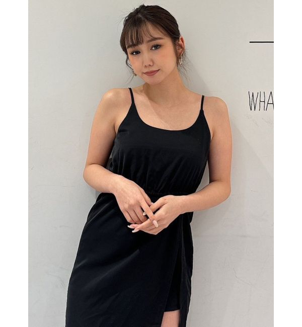 GYDA「DEEPスリットキャミワンピース」|ワンピース|