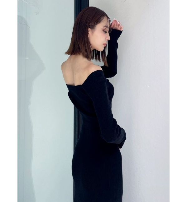 GYDA「2way コンパクト リブニット トップス」|ニット・セーター|