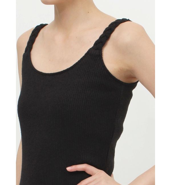 GYDA「TWISTショルダーストラップソフトタッチロングワンピース」|ワンピース|