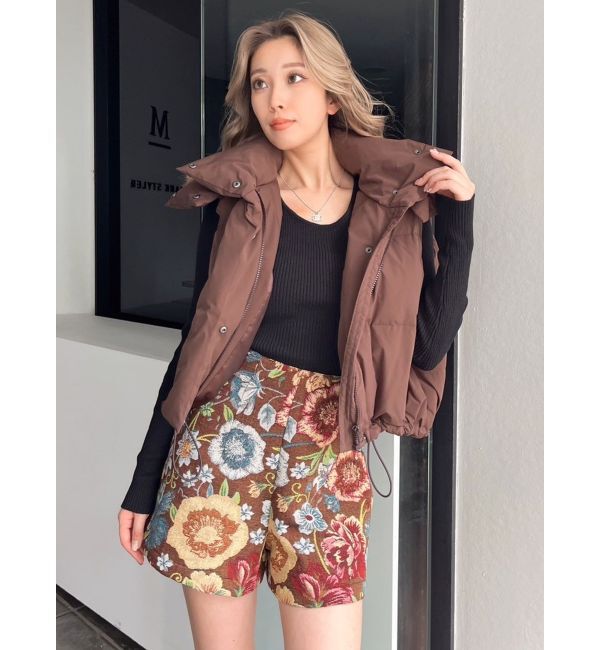 GYDA「クルーネックリブニットトップス」|ニット・セーター|