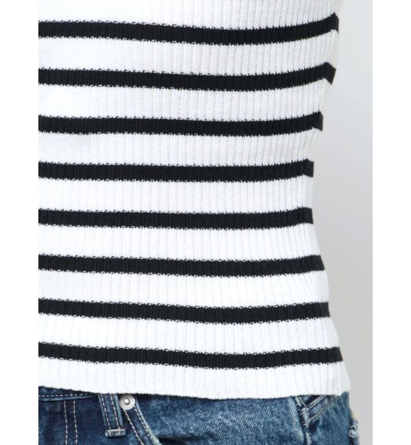 GYDA「クルーネックリブニットトップス」|ニット・セーター|