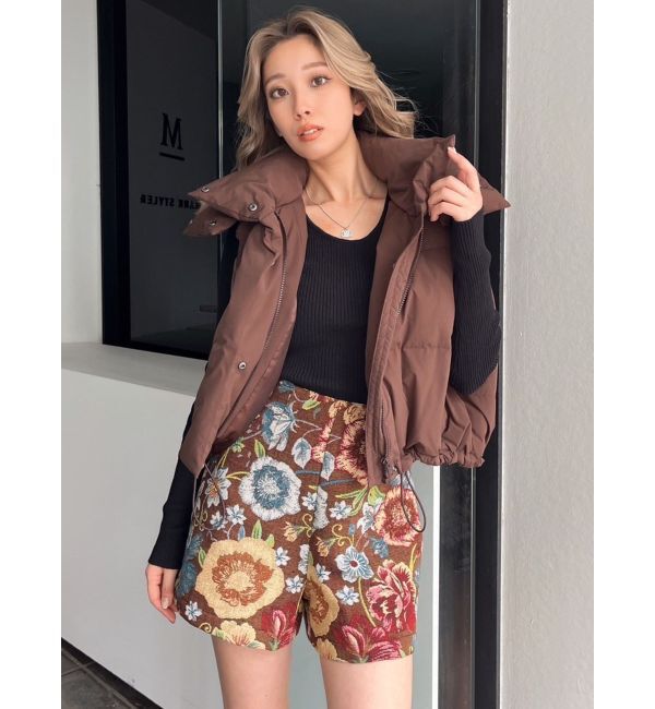 GYDA「クルーネックリブニットトップス」|ニット・セーター|